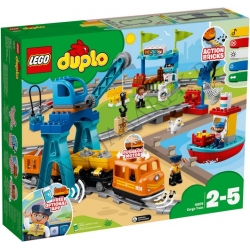 Klocki LEGO 10875 - Pociag towarowy DUPLO